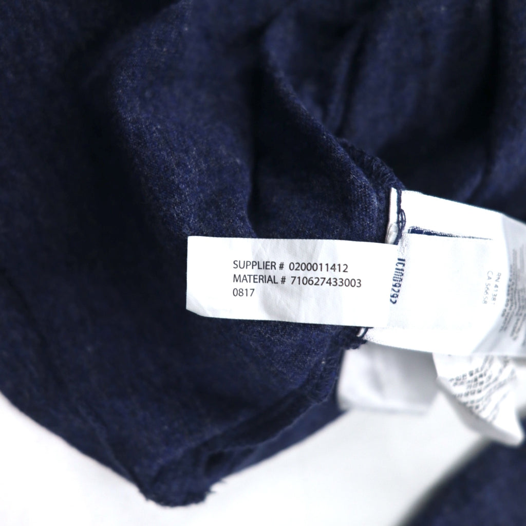 POLO RALPH LAUREN Long Sleeve T-Shirt, XXL, Navy, Cotton, Small Pony Embroidery