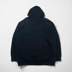 Polo Ralph Lauren 90s Reverse Weave Zip Hoodie, Size 2XL, Black, with Small Pony Embroidery