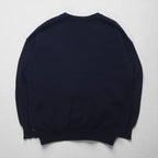 80s W.Germany Vintage Cardigan ニット カーディガン L ネイビー Vネック MARZ MUNCHEN 西ドイツ製 80年代