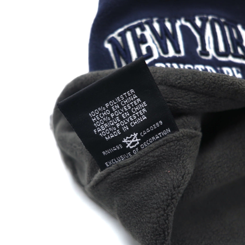 NEW ERA REVERSIBLE FLEECE BEANIE FREE NAVY GREY POLYESTER NEW YORK PINSTRIPE BOWL YANKEES