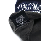NEW ERA REVERSIBLE FLEECE BEANIE FREE NAVY GREY POLYESTER NEW YORK PINSTRIPE BOWL YANKEES