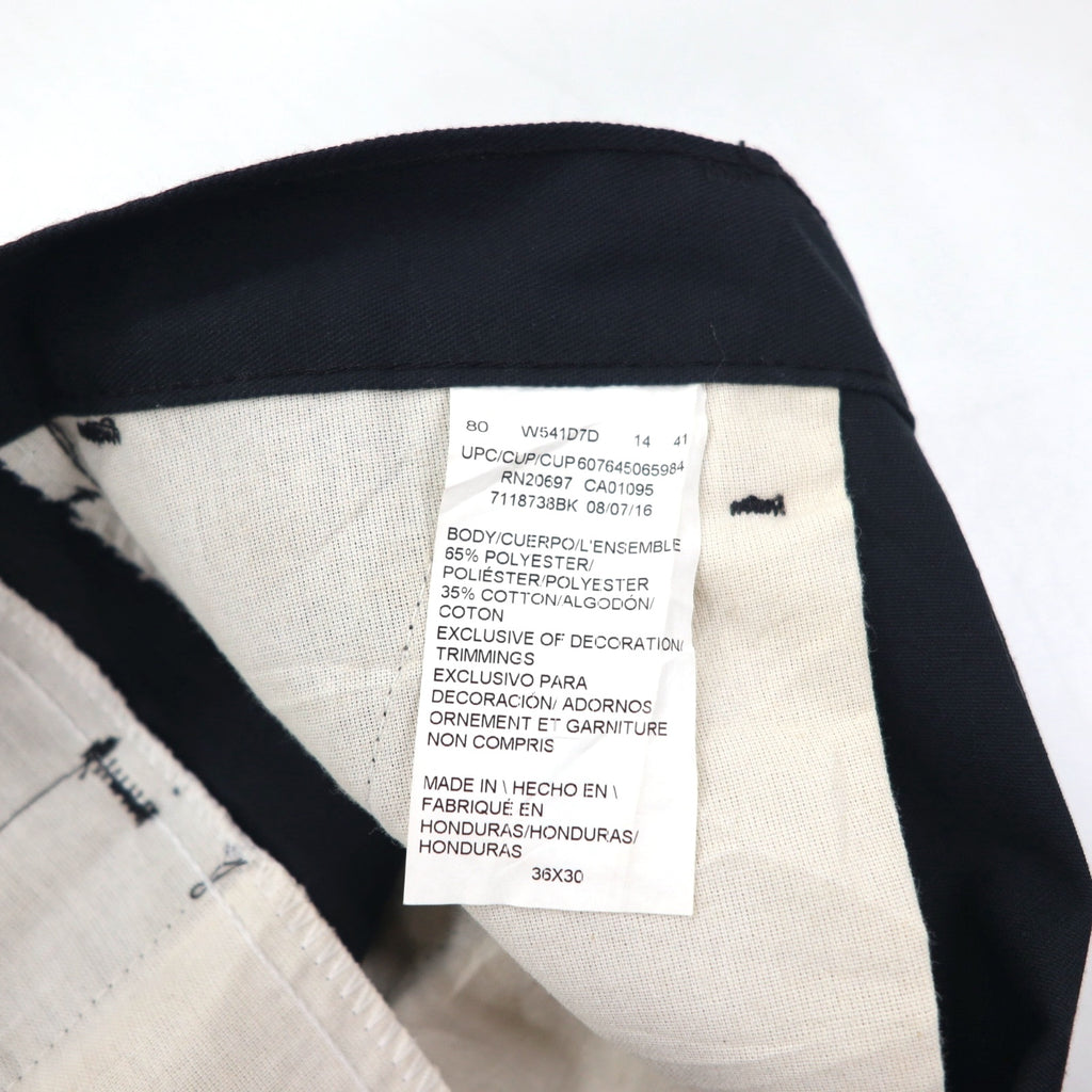 Dickies Double Knee Wide Chino Work Pants, Size L, Black, Polyester and Cotton, 7118738