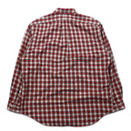 Ralph Lauren 90s Button-down Shirt L Red Check BLAIRE Small Pony Embroidery