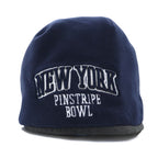 NEW ERA REVERSIBLE FLEECE BEANIE FREE NAVY GREY POLYESTER NEW YORK PINSTRIPE BOWL YANKEES