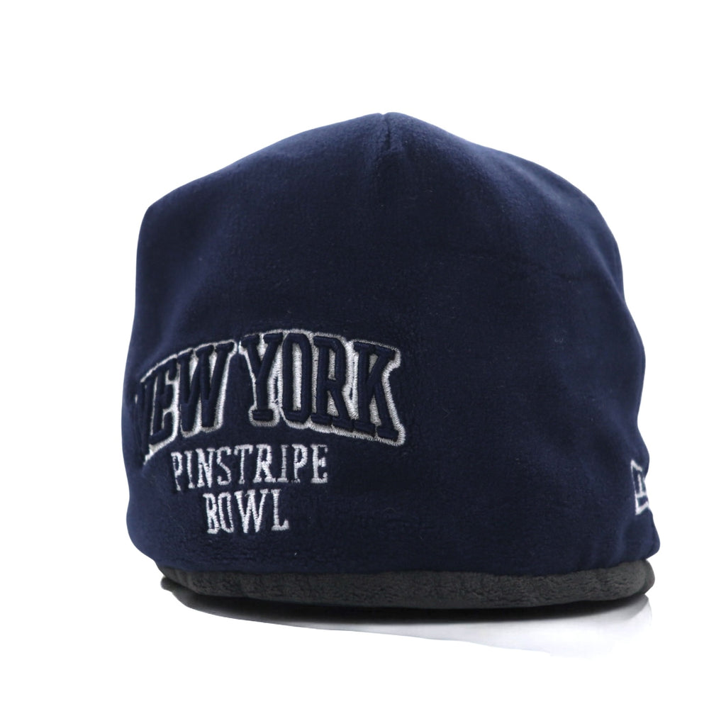 NEW ERA REVERSIBLE FLEECE BEANIE FREE NAVY GREY POLYESTER NEW YORK PINSTRIPE BOWL YANKEES