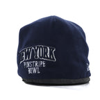 NEW ERA REVERSIBLE FLEECE BEANIE FREE NAVY GREY POLYESTER NEW YORK PINSTRIPE BOWL YANKEES