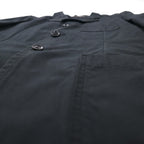 COMME des GARCONS HOMME PLUS 00年代 SIMPLE&UTILITY期 3B テーラードジャケット S ブラック コットン PM-J092 日本製
