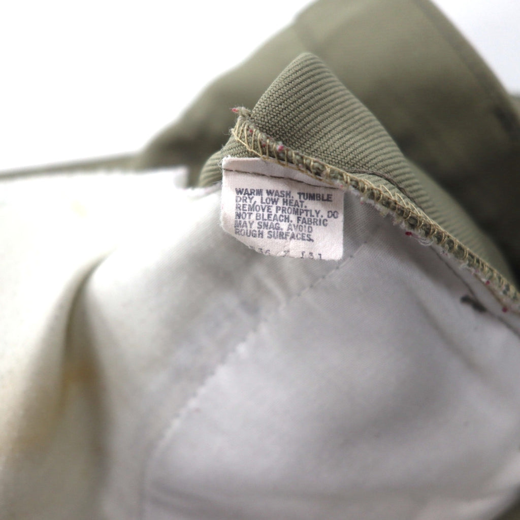 Levi's 80's USA made Staple Chino Pants L Beige 42 TALON Zip Black Tab Button Back 520 10517 6123