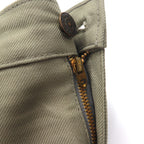 Levi's 80's USA made Staple Chino Pants L Beige 42 TALON Zip Black Tab Button Back 520 10517 6123