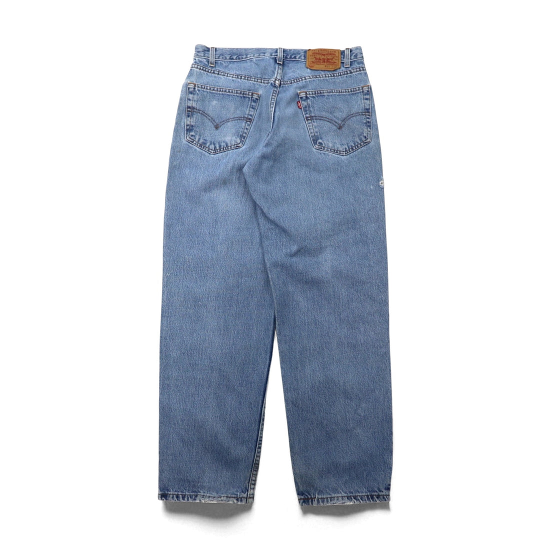 Levi's 550 Relaxed Fit Tapered Denim Pants, Size M, Indigo Blue, Zipper Fly, 00550-4891, Made in Mexico, 2000s