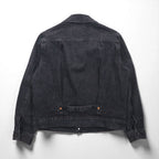 Levi's PREMIUM 1stタイプ ビッグE デニムジャケット Gジャン M ブラック TYPE1 TRUCKER JACKET シンチバック ビッグサイズ ダブルプリーツ RELAXED A3174-0000