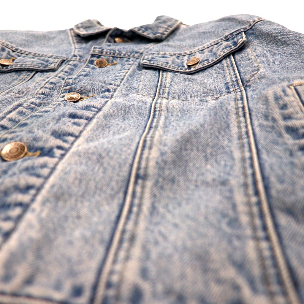 GAP 90年代 オールドギャップ デニムジャケット Gジャン M インディゴ ブルー 裏地ブランケット