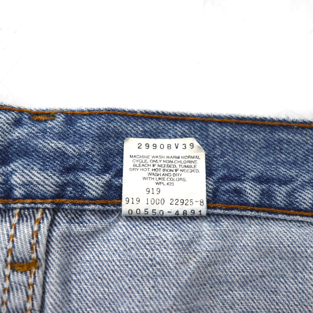 Levi's 550 Relaxed Fit Tapered Denim Pants, Size M, Indigo Blue, Zipper Fly, 00550-4891, Made in Mexico, 2000s