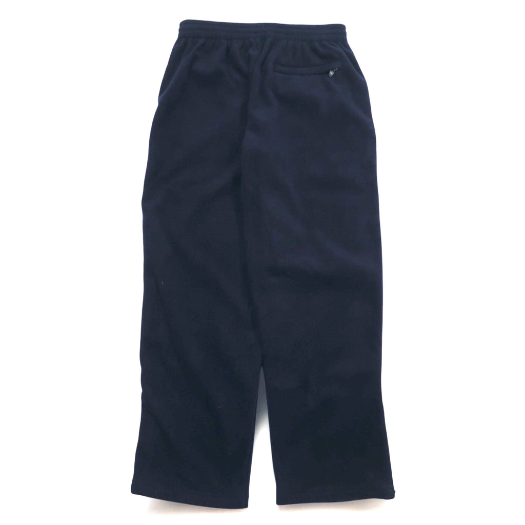 Champion fleece track pants jersey M navy side line one point logo embroidery bar tag
