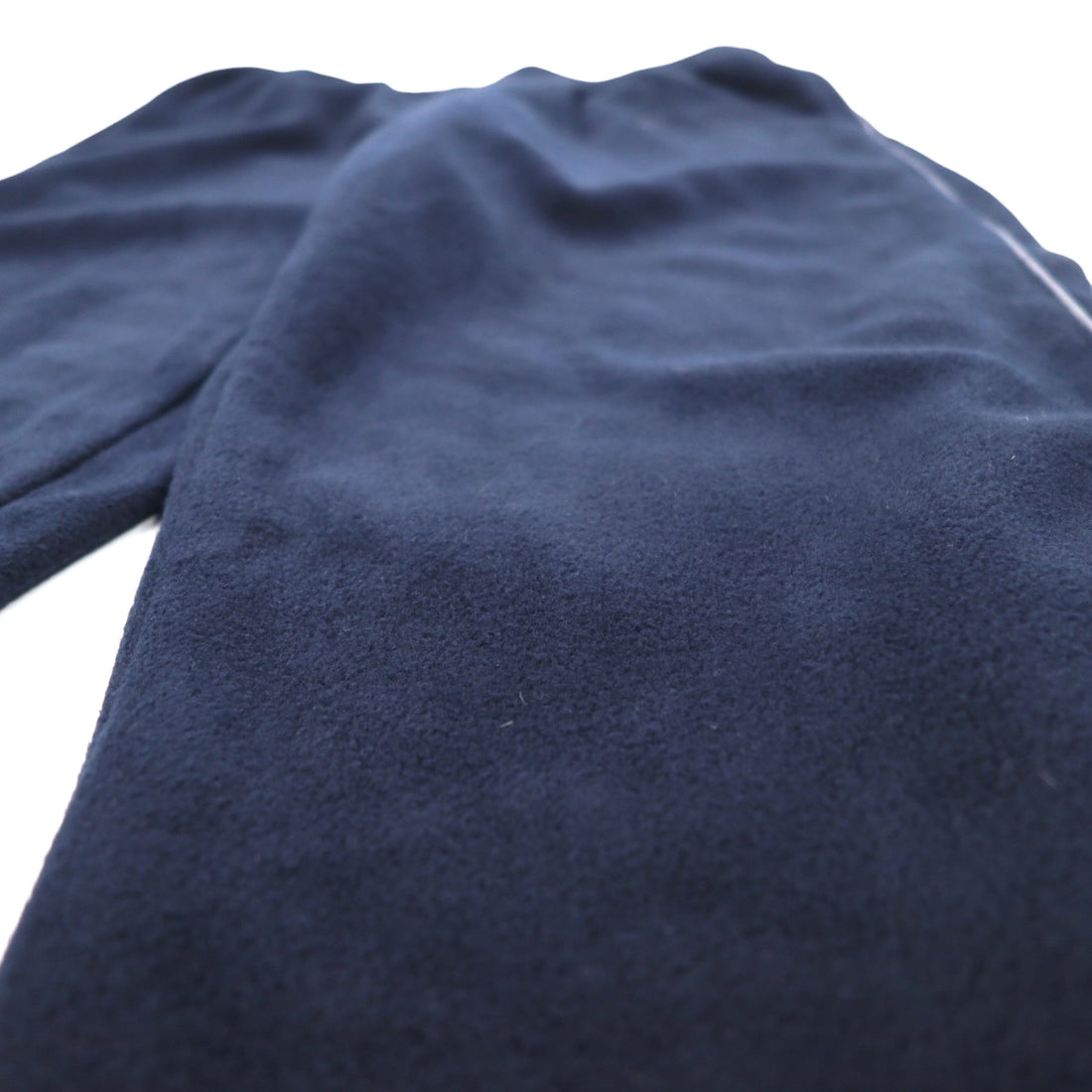 Champion fleece track pants jersey M navy side line one point logo embroidery bar tag