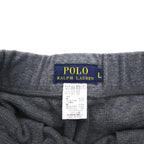 Polo Ralph Lauren サーマル セットアップ L グレー オールオーバーポニー 総柄 ルームウェア パジャマ