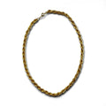 Vintage Gold Plated Necklace イタリア製 ツイストチェーン ネックレス 18KGP ゴールド