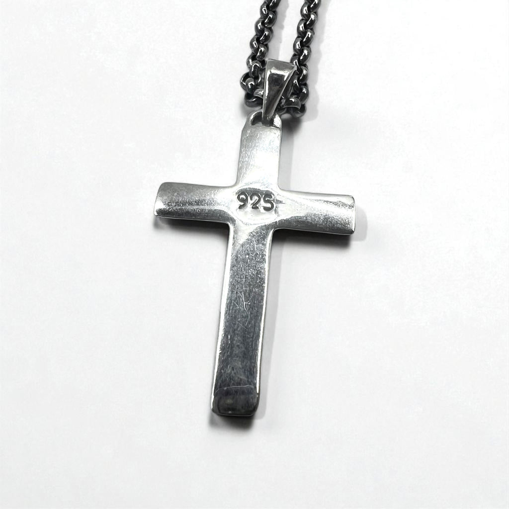 Vintage Silver Cross Necklace クロス 十字架 ネックレス 唐草 シルバー 925