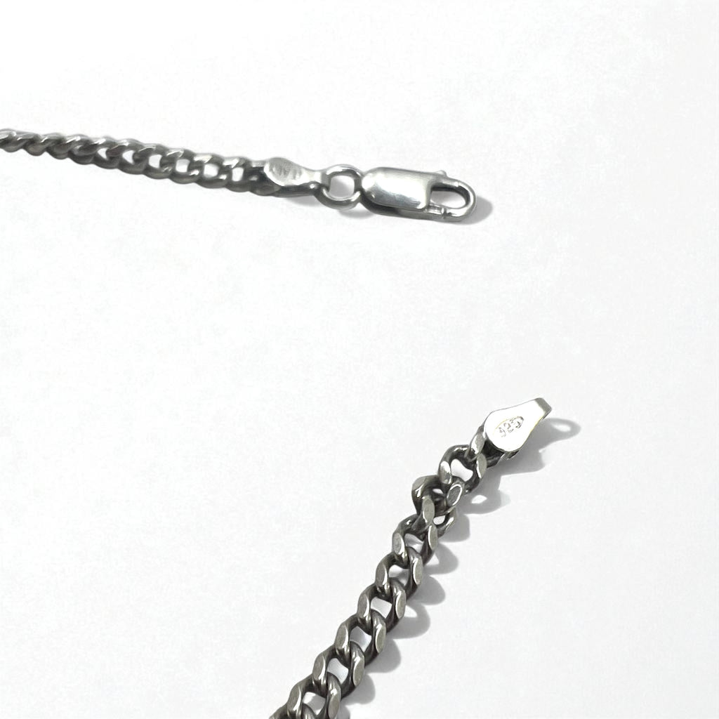 Vintage Virgin Mary Medal Silver Necklace 聖母 マリア オーバルコイン ネックレス シルバー 925 ITALY 喜平チェーン
