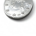 Vintage Virgin Mary Medal Silver Necklace 聖母 マリア オーバルコイン ネックレス シルバー 925 ITALY 喜平チェーン