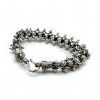 Vintage Silver Bracelet DNA スパイク チェーン ブレスレット シルバー 925 フック