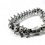 Vintage Silver Bracelet DNA スパイク チェーン ブレスレット シルバー 925 フック