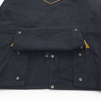 Made in Canada CCJ Drifter Coat Duck Western Jacket L Black Corduroy Drawcord Collar