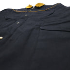 Made in Canada CCJ Drifter Coat Duck Western Jacket L Black Corduroy Drawcord Collar