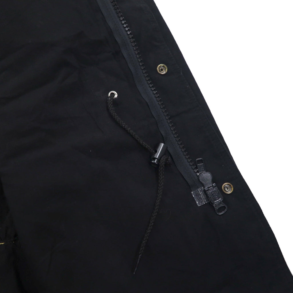 Made in Canada CCJ Drifter Coat Duck Western Jacket L Black Corduroy Drawcord Collar