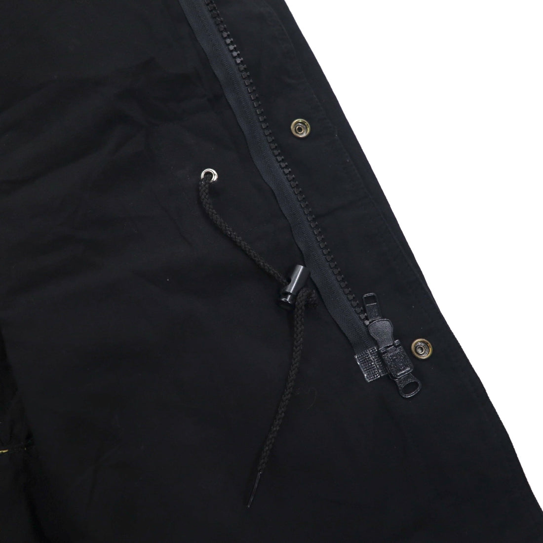 Made in Canada CCJ Drifter Coat Duck Western Jacket L Black Corduroy Drawcord Collar