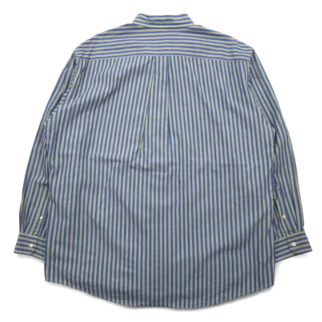 J.CREW 90年代 ボタンダウンシャツ XL ブルー ストライプ コットン 巨人タグ ビッグサイズ