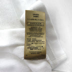 BURBERRY Current Tag Polo Shirt, Size L, White Cotton, Pique, One-Point Logo Embroidery
