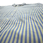 J.CREW 90年代 ボタンダウンシャツ XL ブルー ストライプ コットン 巨人タグ ビッグサイズ