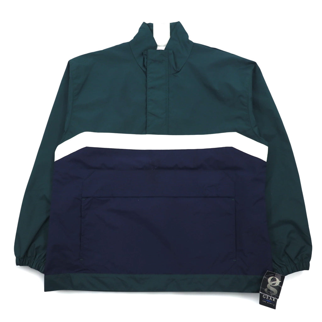 GEAR FOR SPORTS Half-Zip Nylon Jacket Anorak Jacket M Green Navy Ripstop