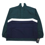 GEAR FOR SPORTS Half-Zip Nylon Jacket Anorak Jacket M Green Navy Ripstop