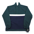 GEAR FOR SPORTS Half-Zip Nylon Jacket Anorak Jacket M Green Navy Ripstop