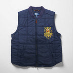 Polo Ralph Lauren キルティング ベスト XL ネイビー 中綿 ダブルポニー エンブレム 刺繍