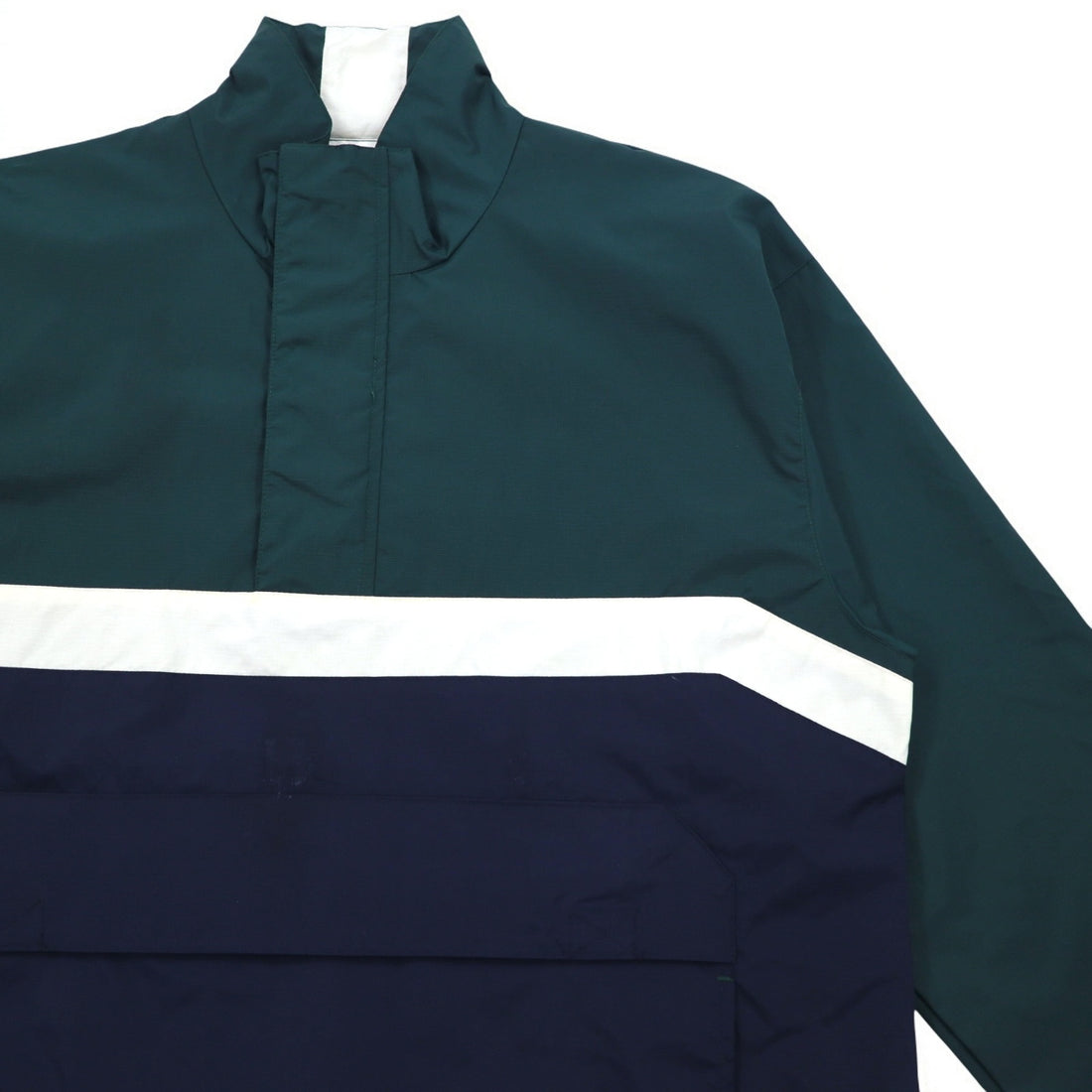 GEAR FOR SPORTS Half-Zip Nylon Jacket Anorak Jacket M Green Navy Ripstop