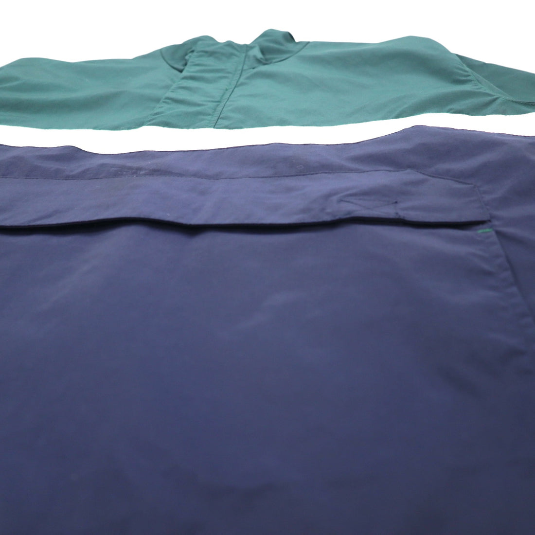 GEAR FOR SPORTS Half-Zip Nylon Jacket Anorak Jacket M Green Navy Ripstop