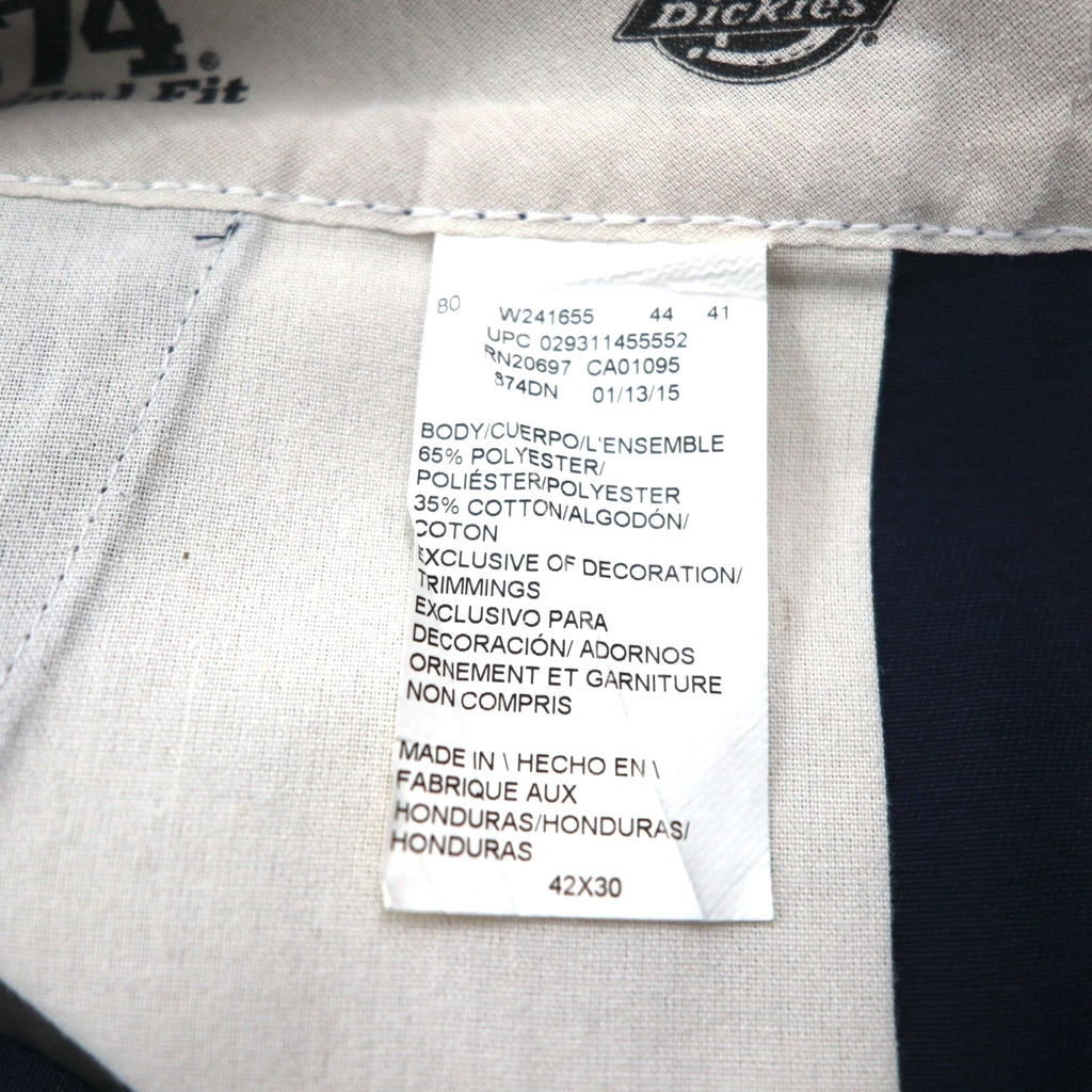 Dickies 874 Original Fit Work Chino Pants, XL, Navy, Polyester and Cotton
