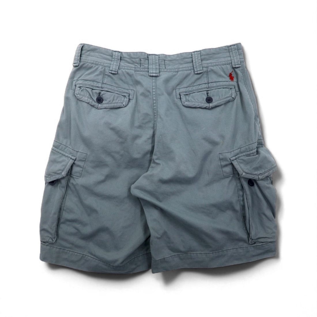Polo by Ralph Lauren 90年代 ショート カーゴパンツ ハーフパンツ L グレー コットン