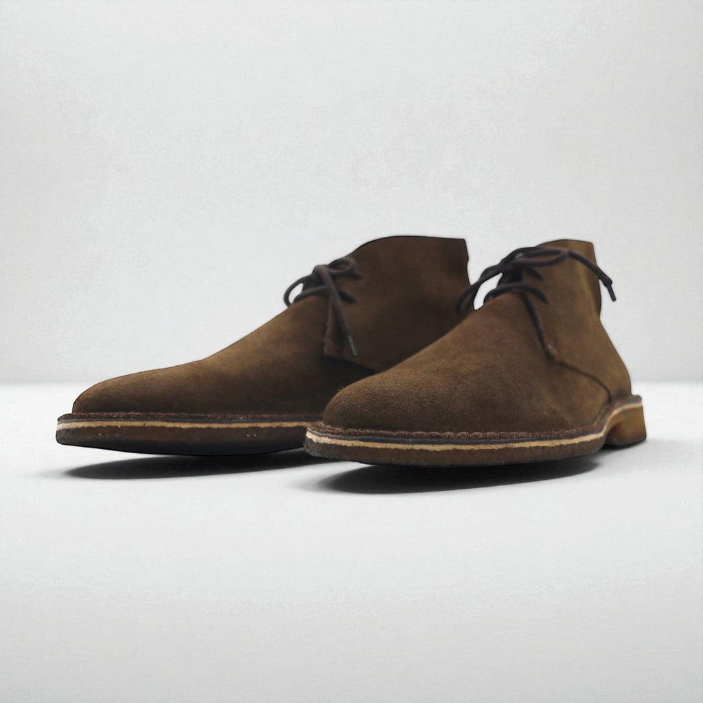 Clarks Desert Chukka Boots, Size 26cm, Brown Suede, Originals 23066, Made in Italy