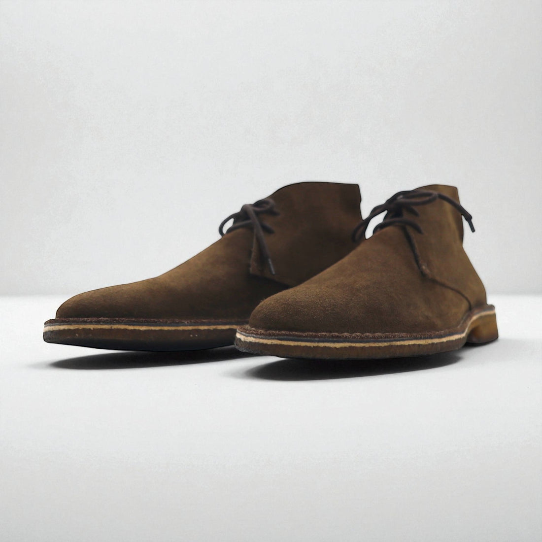 Clarks Desert Chukka Boots, Size 26cm, Brown Suede, Originals 23066, Made in Italy