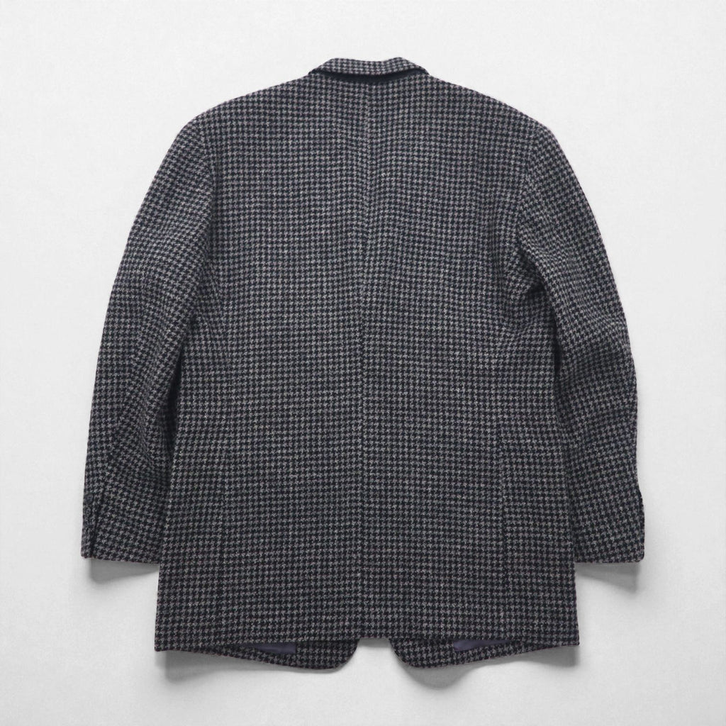 90s Vintage Blazer DOMINIQUE MORLOTTI 千鳥格子 3B ツイード テーラードジャケット M グレンチェック 日本製