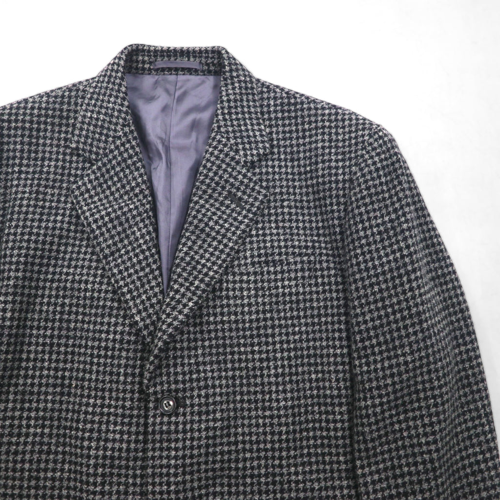 90s Vintage Blazer DOMINIQUE MORLOTTI 千鳥格子 3B ツイード テーラードジャケット M グレンチェック 日本製