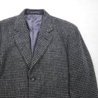 90s Vintage Blazer DOMINIQUE MORLOTTI 千鳥格子 3B ツイード テーラードジャケット M グレンチェック 日本製