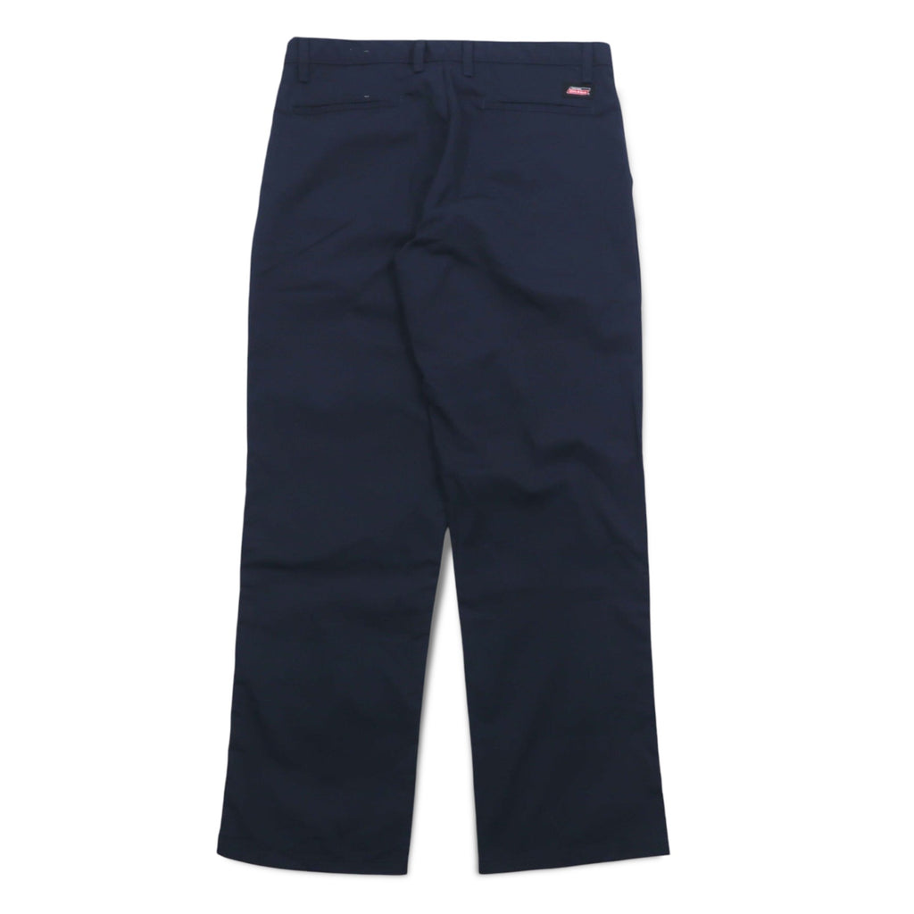 Dickies Chino Pants Work Pants L Navy Polyester Cotton GP8111