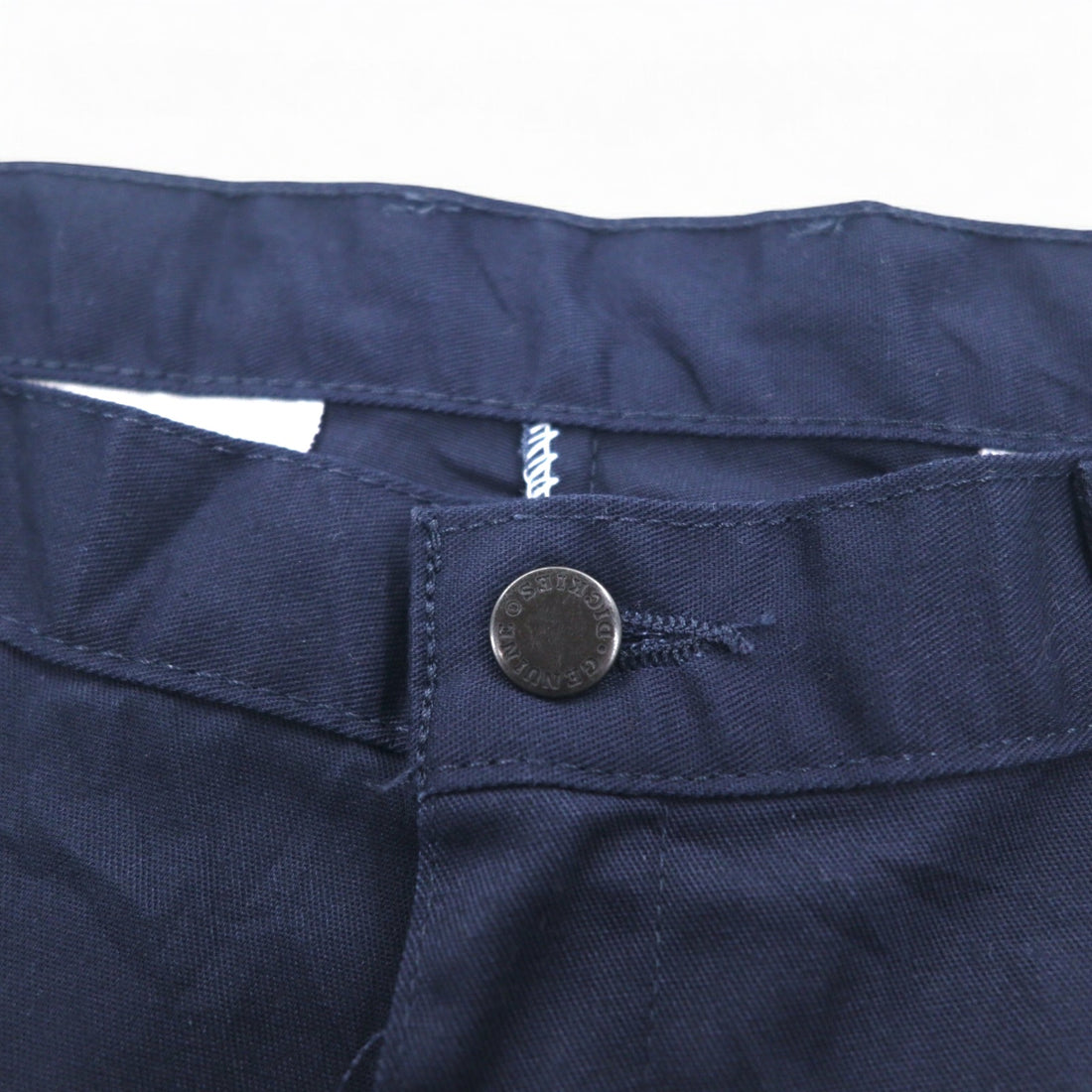 Dickies Chino Pants Work Pants L Navy Polyester Cotton GP8111