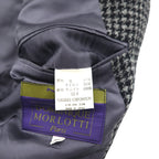 90s Vintage Blazer DOMINIQUE MORLOTTI 千鳥格子 3B ツイード テーラードジャケット M グレンチェック 日本製