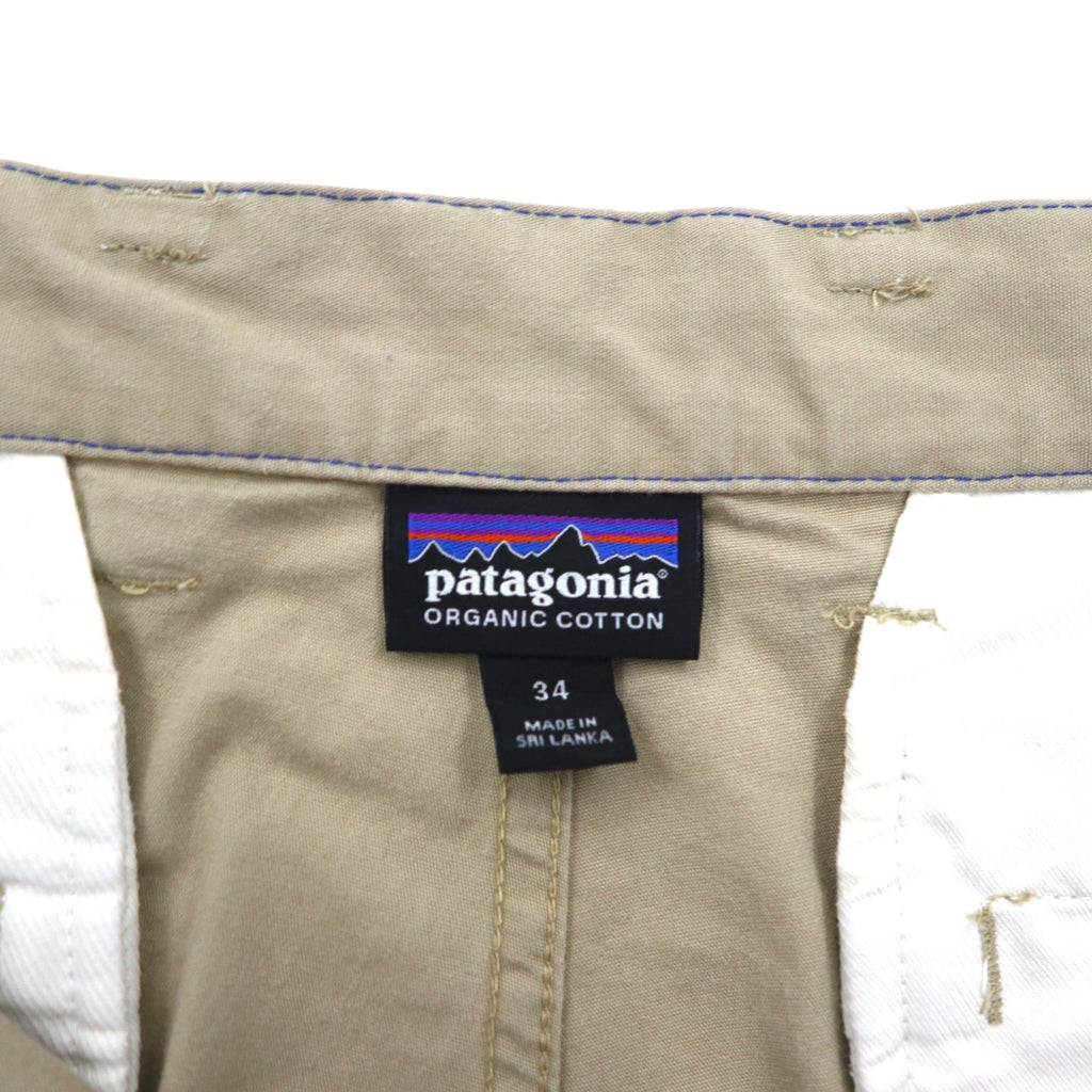 Patagonia Organic Cotton All-Wear Shorts, Size L, Beige, 57726